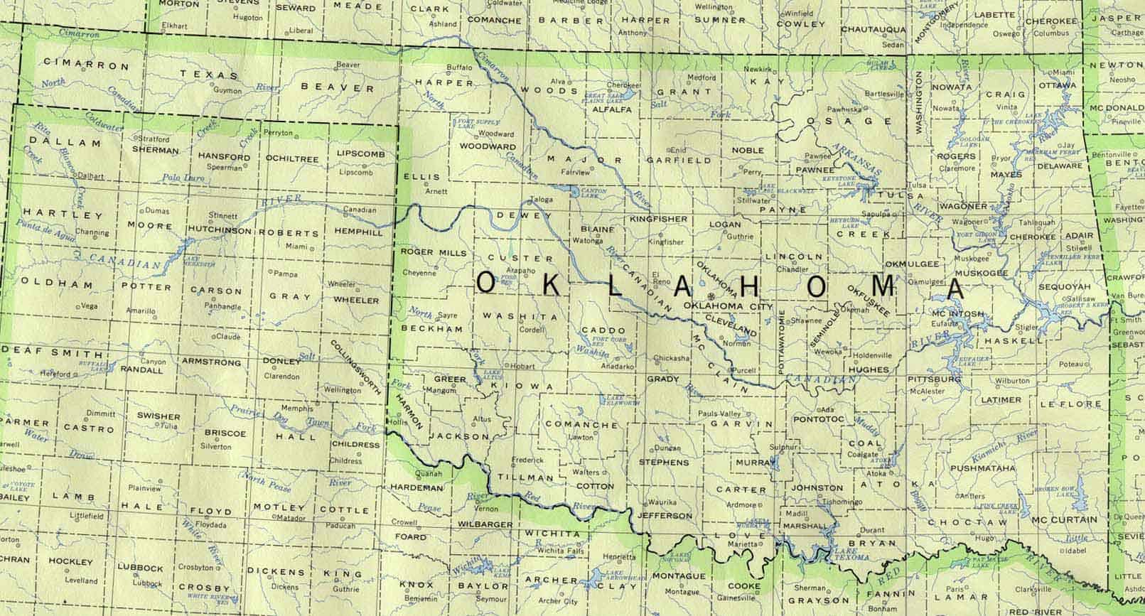 History and Facts of Oklahoma Counties - My Counties